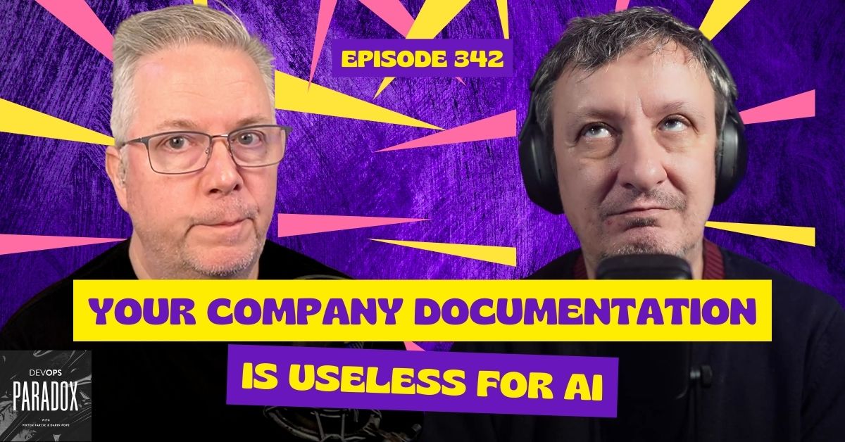DOP 342: Your Company Documentation Is Useless for AI